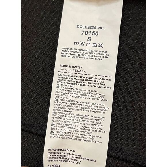 Dolceza Cardigan NWT charcoal small - Picture 6 of 8